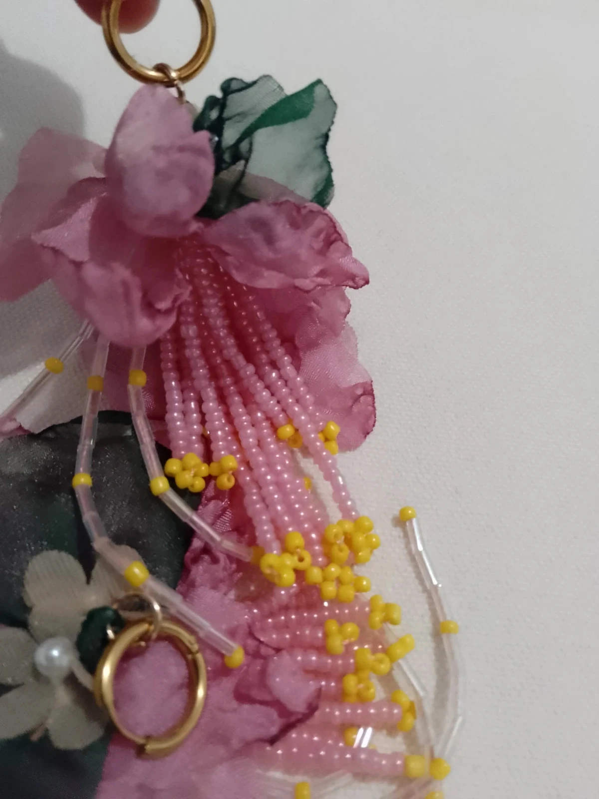 Créoles bohèmes fleurs – photo 4